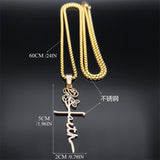 Cross Rose Necklace 18K Gold thumbnail