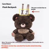 Couple'S Bag Love Bear Cute Versatile Plush Bag Shoulder Backpack Doll Doll Small Schoolbag Women Men Brown Bags thumbnail