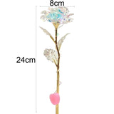 Beautiful Artificial Rose Exquisite Fake LED Rose Decorative Birthday Gift Luminous Fake LED Rose thumbnail