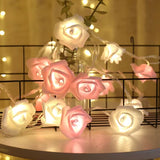 1.5M Artificial Rose Led Light String Romantic Valentine'S Day Proposal Glow Rose Mother'S Day Wedding Simulation Rose Light DIY thumbnail