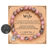 I Love You 100 Language Bracelet Couples Gifts for Girlfriend, My Love, Soulmate, Anniversary Valentines Day Birthday Bracelets thumbnail