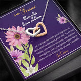 To My Love Wife Gift Necklaces New Stainless Steel Metal Women Love Double Heart Pendant Necklace Fashion Jewelry Dropshipping thumbnail