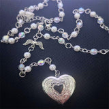 Love Photo Frame Rosary Necklace thumbnail