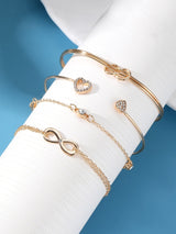 4Pcs Women'S Love Bracelet Set thumbnail