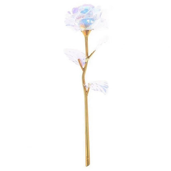 Beautiful Artificial Rose Exquisite Fake LED Rose Decorative Birthday Gift Luminous Fake LED Rose