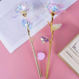 Beautiful Artificial Rose Exquisite Fake LED Rose Decorative Birthday Gift Luminous Fake LED Rose thumbnail