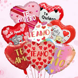 12Pcs 10 Inch Random Spanish I Love You Love Balloon Valentine'S Day Birthday Wedding Anniversary Party Decoration thumbnail
