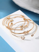 4Pcs Women'S Love Bracelet Set thumbnail