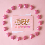 I Friggin' Love You Gold Foil Card thumbnail